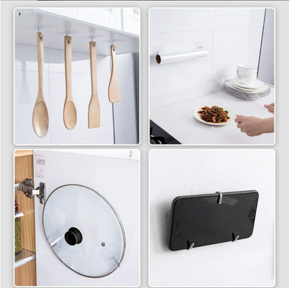 Wall Storage Hook Punch-Free 10pcs